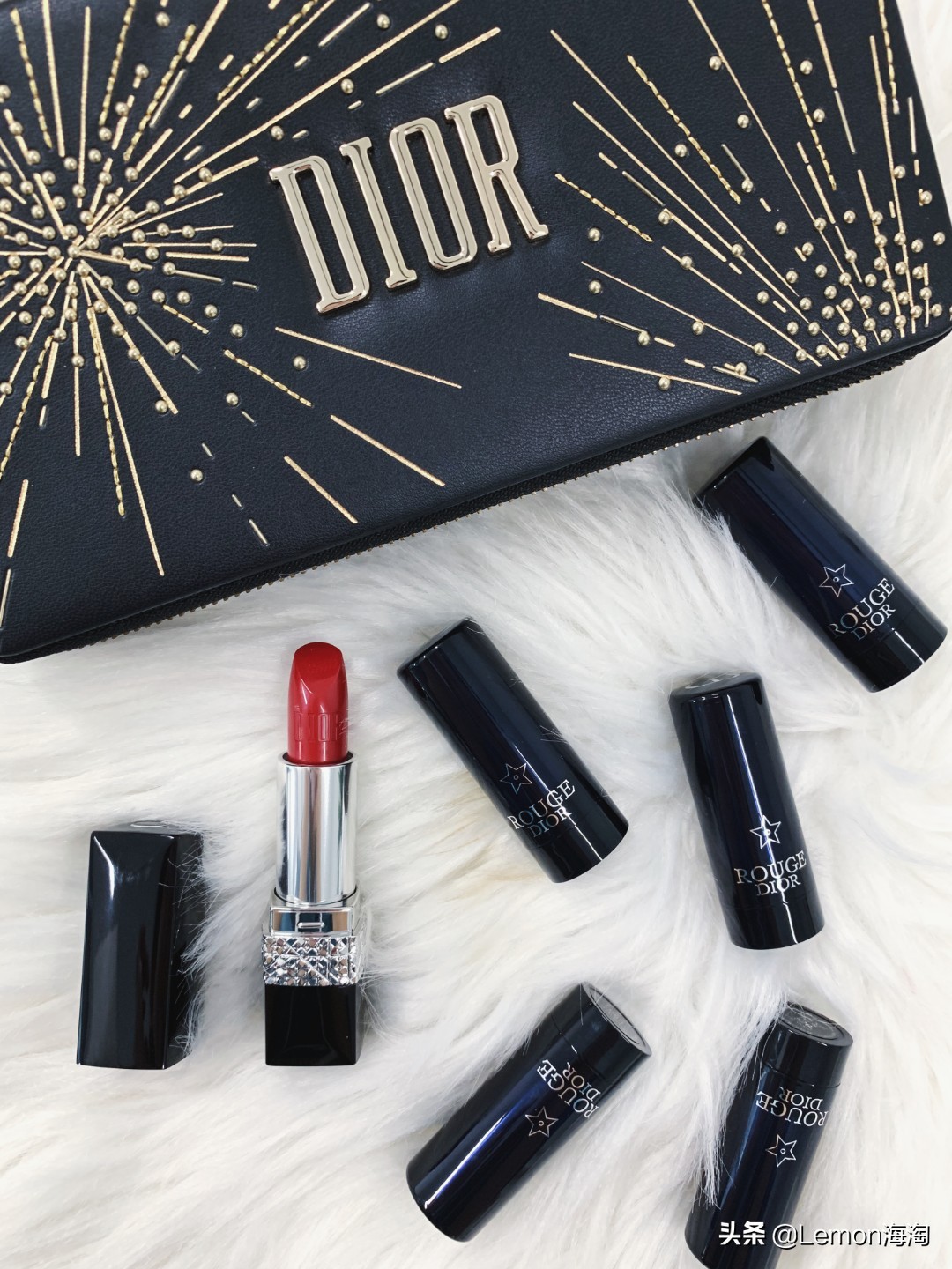 dior全新烈艳蓝金,dior烈艳蓝金唇膏1.5g套装小样价格