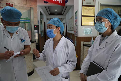 卫健委来医院督查院感防控工作,市卫生健康委党政负责人带队调研