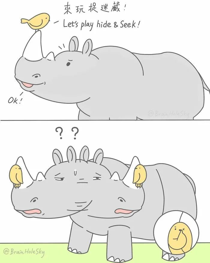 幽默四格漫画100幅图,20幅幽默的漫画