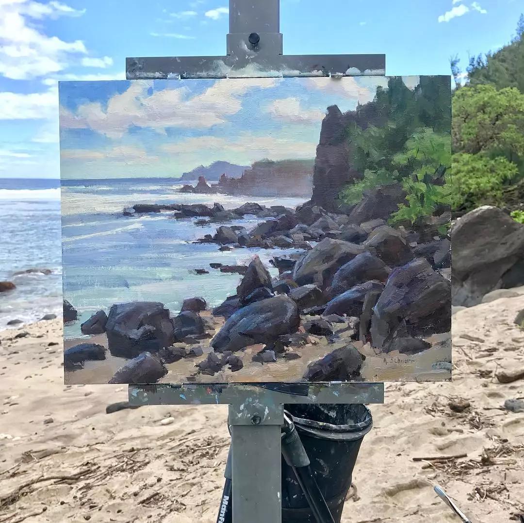 简单又好画的风景写生,最真实的写生画