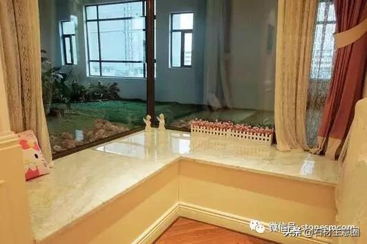 飘窗台面铺地板效果图,飘窗台面石材价格