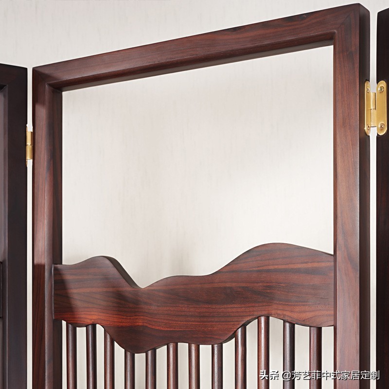 家居实木屏风,新中式实木屏风隔断