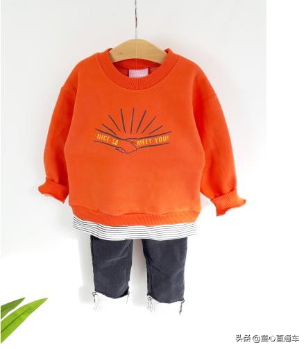 2022新款童装韩版t恤,韩国童装夏装长款短袖t恤