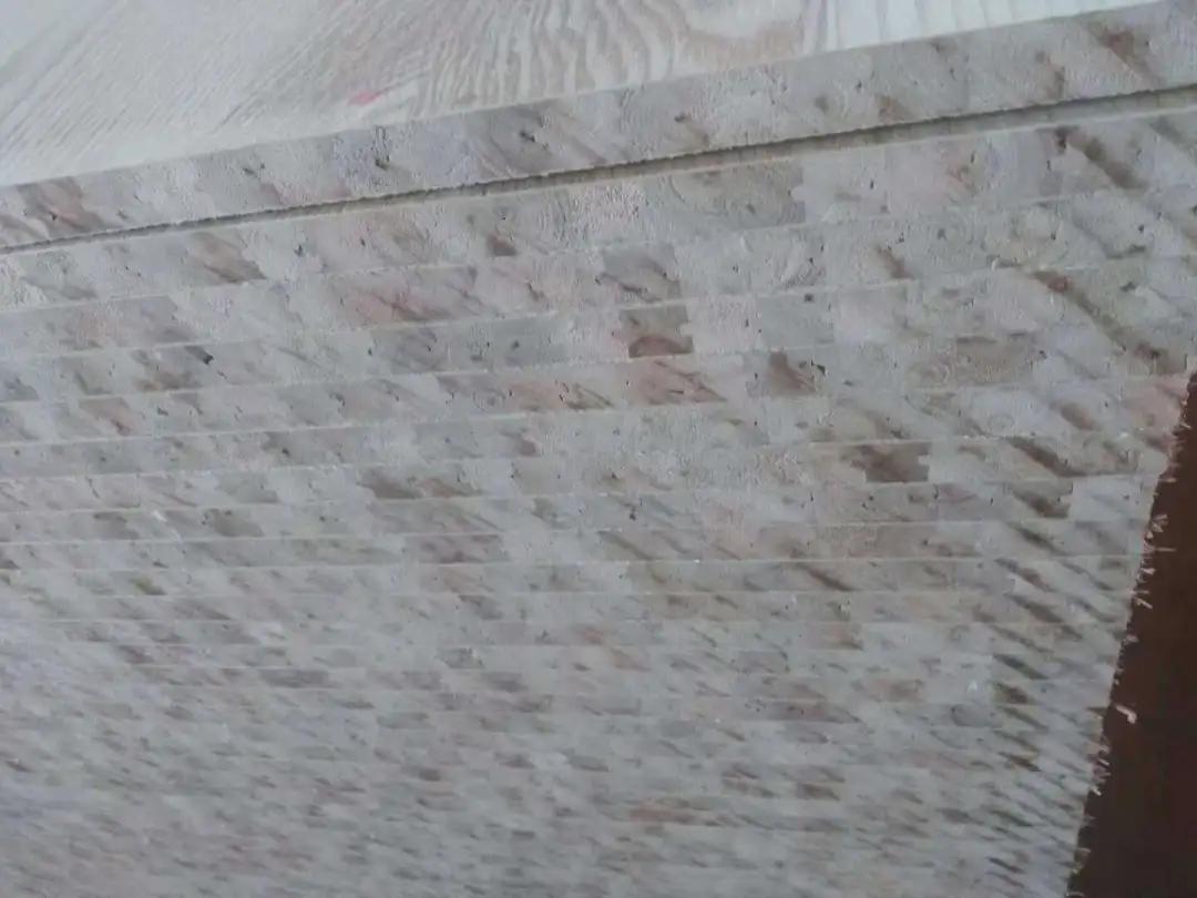 红栎木拼接板,油栎木封边效果