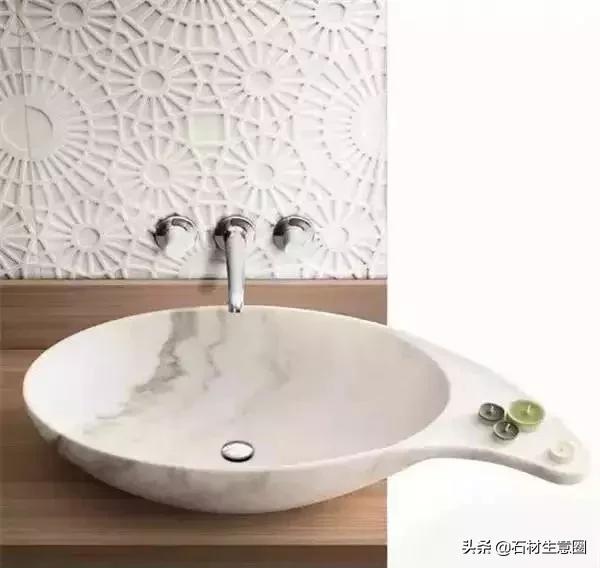 洗手池深色台面大理石发白,洗手池发白怎么去除