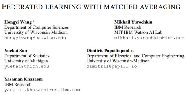 7篇ICLR论文，遍览联邦学习最新研究进展