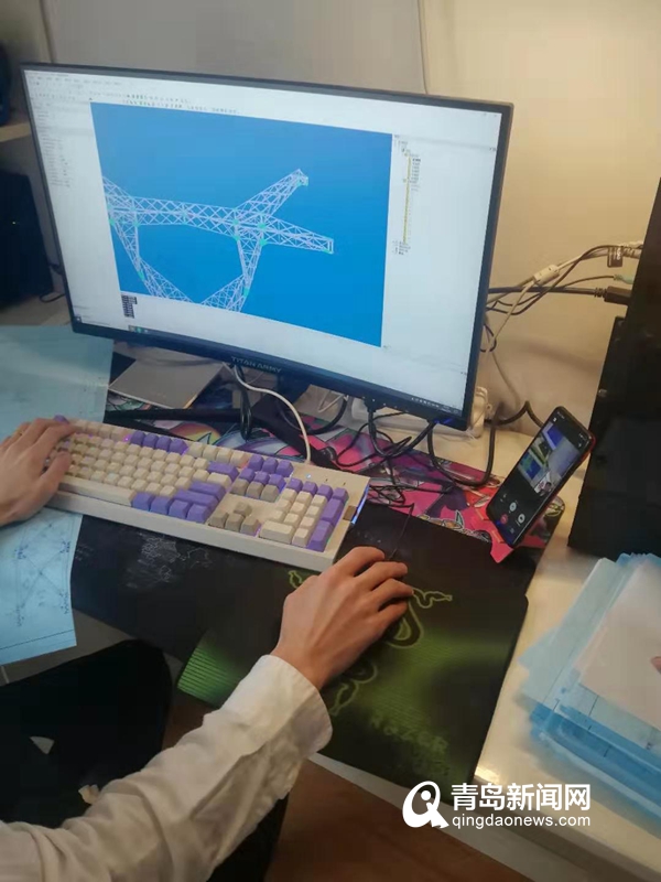 胶州企业推行新开工模式网上办公订单不断