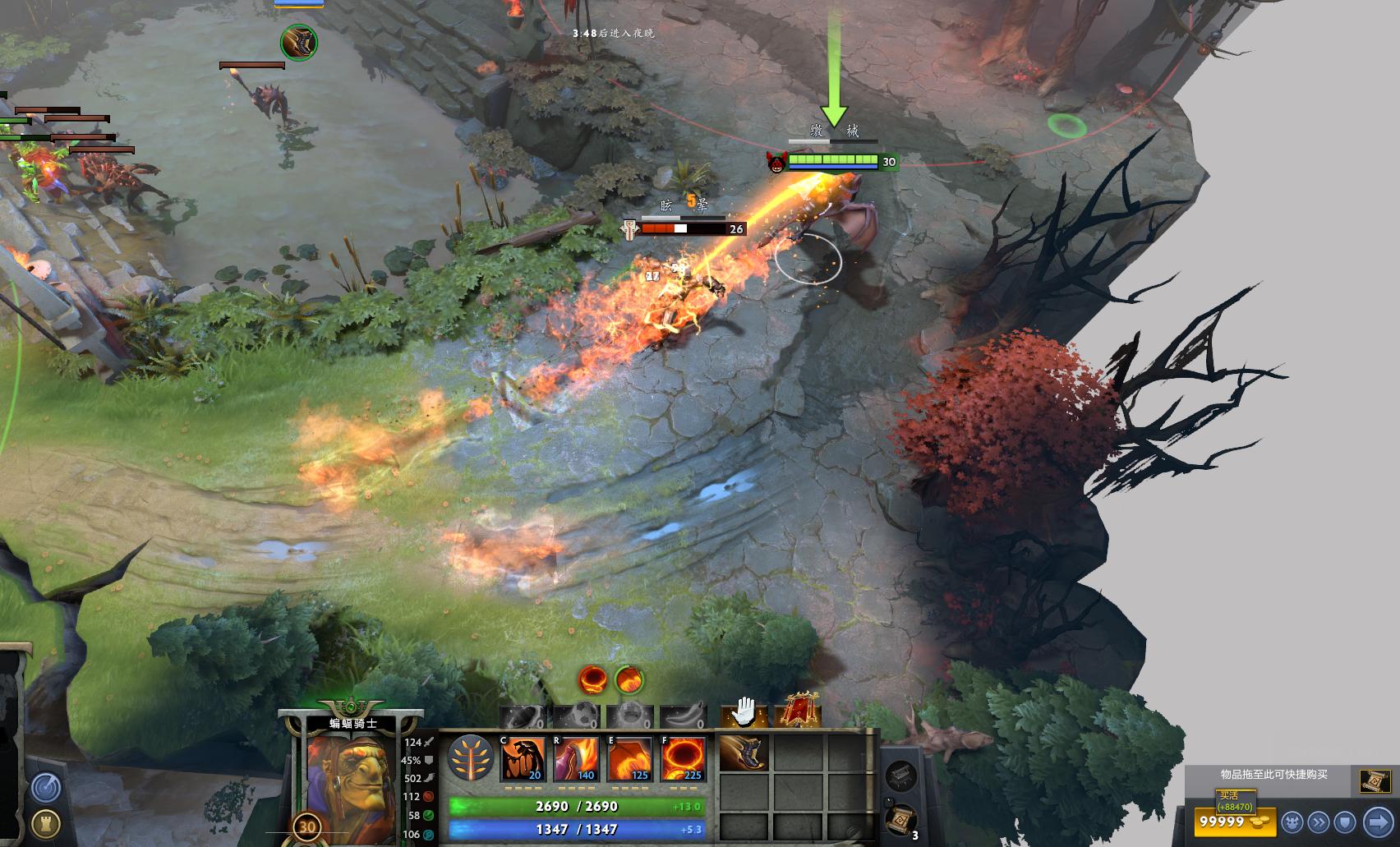 dota2蝙蝠骑士动图,dota2路人英雄