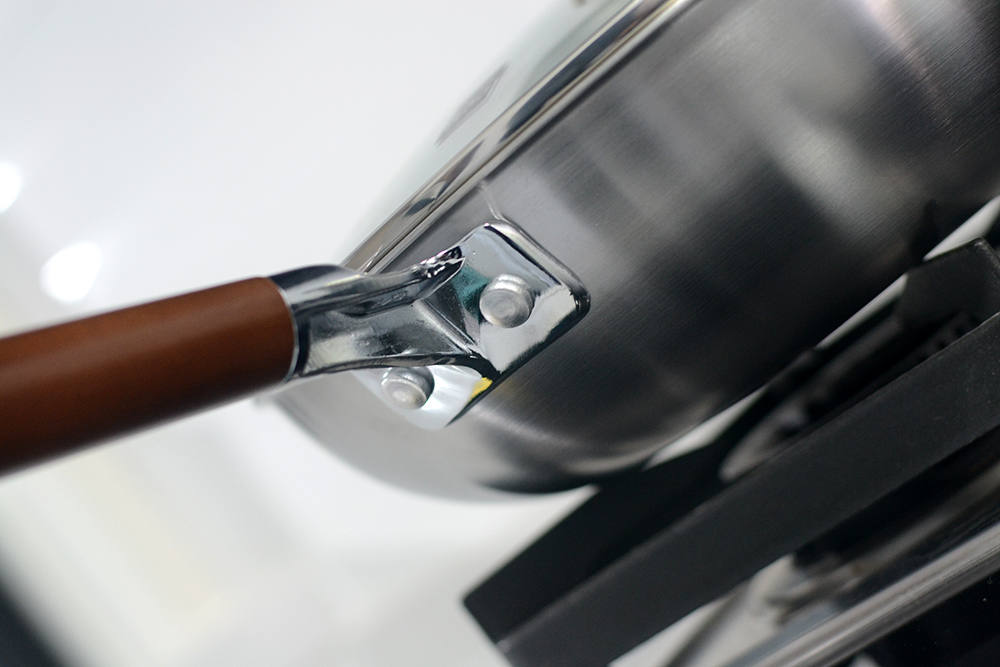 316不锈钢不沾锅加厚款,三层钢无涂层不沾锅