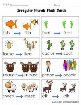 名词复数变化规则发音,名词复数变化规则的思维导图