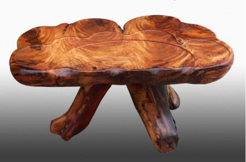 根雕茶几制作,最简单的根雕茶几制作全过程