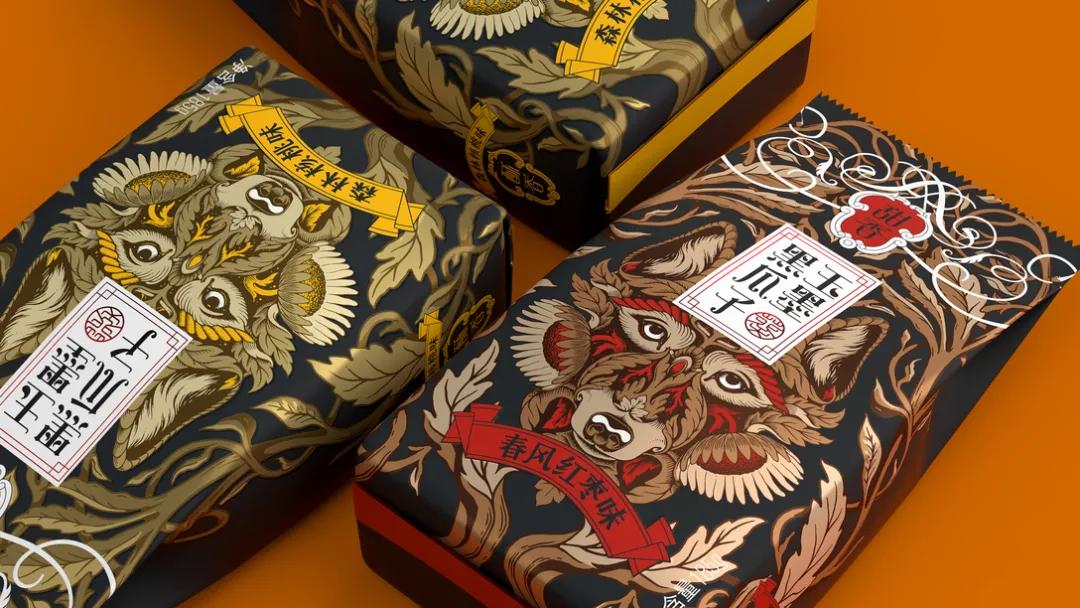 高端国潮包装设计,国潮包装袋设计专业设计团队