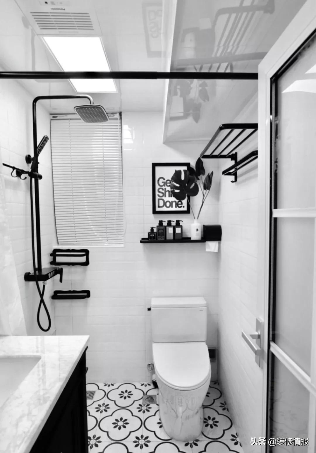 小户型卫生间平面布局最佳效果图,正方小户型卫生间设计布局