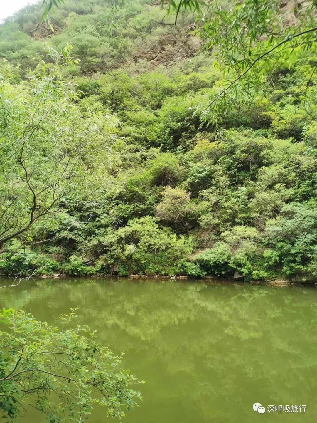 靖西双龙峡网红小火车,京西小九寨二日游