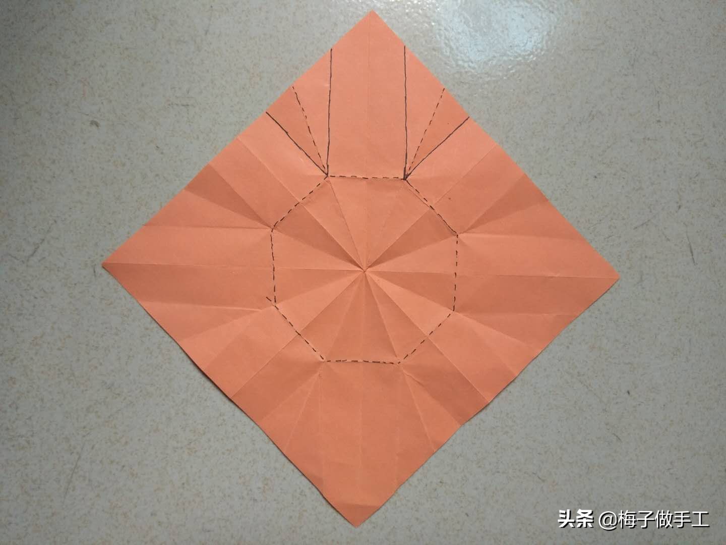 手工纸碗折纸制作,折纸碗最简单的折法