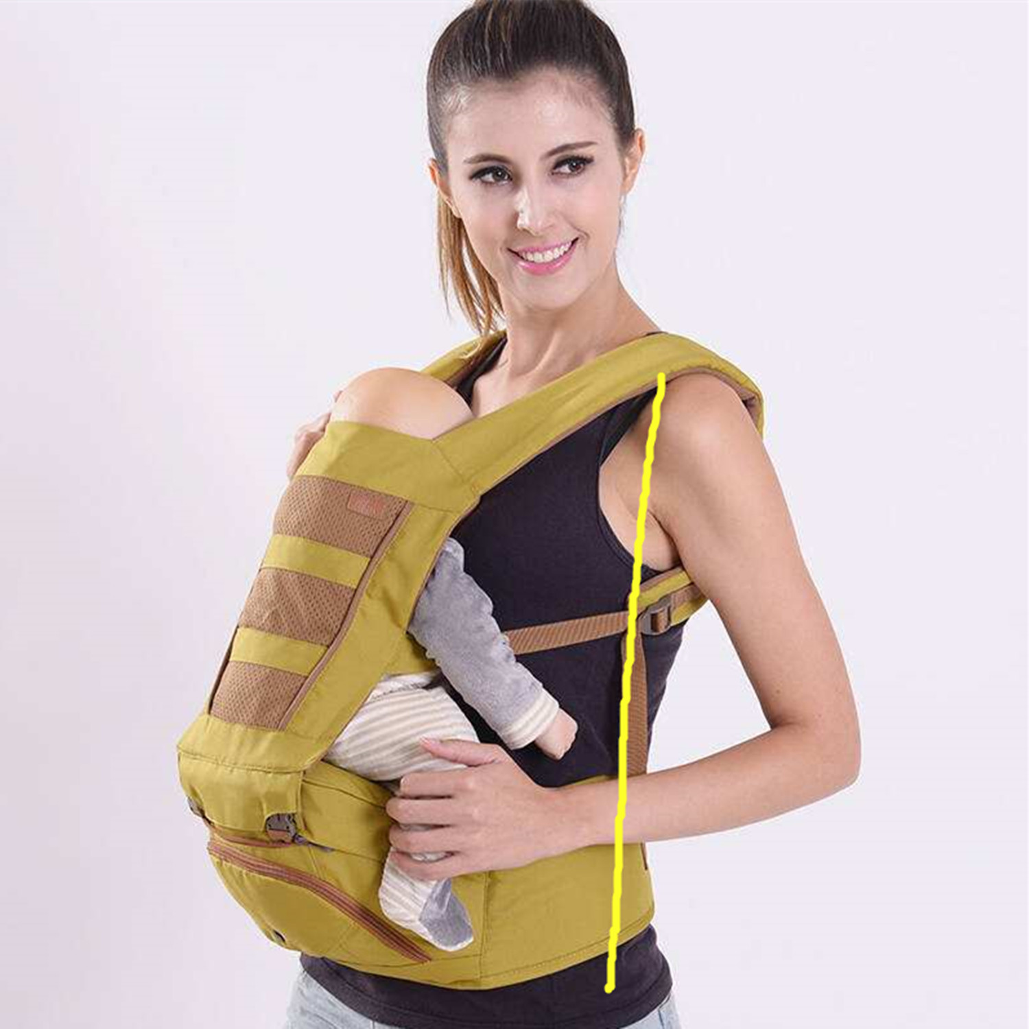 腰凳用错了勒住了宝宝,使用腰凳对大人的腰有影响吗