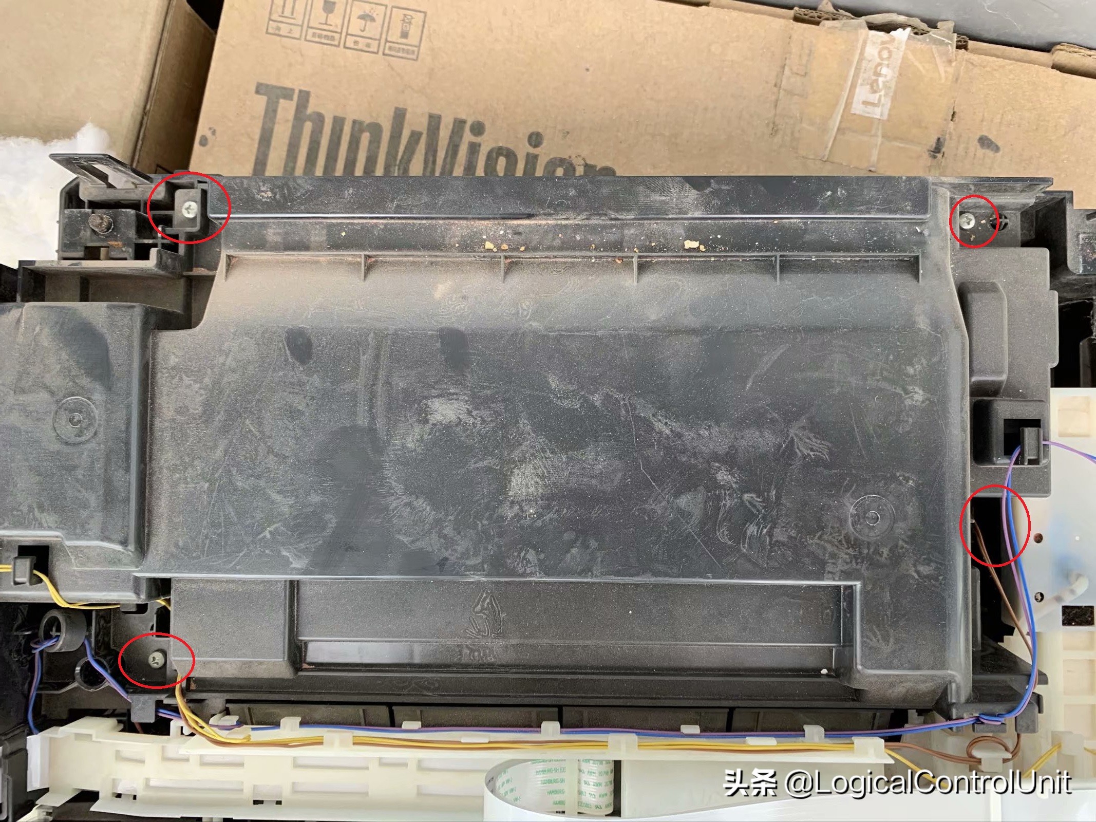 佳能mx378怎么清除卡纸,佳能打印机mx728拆卸步骤图解