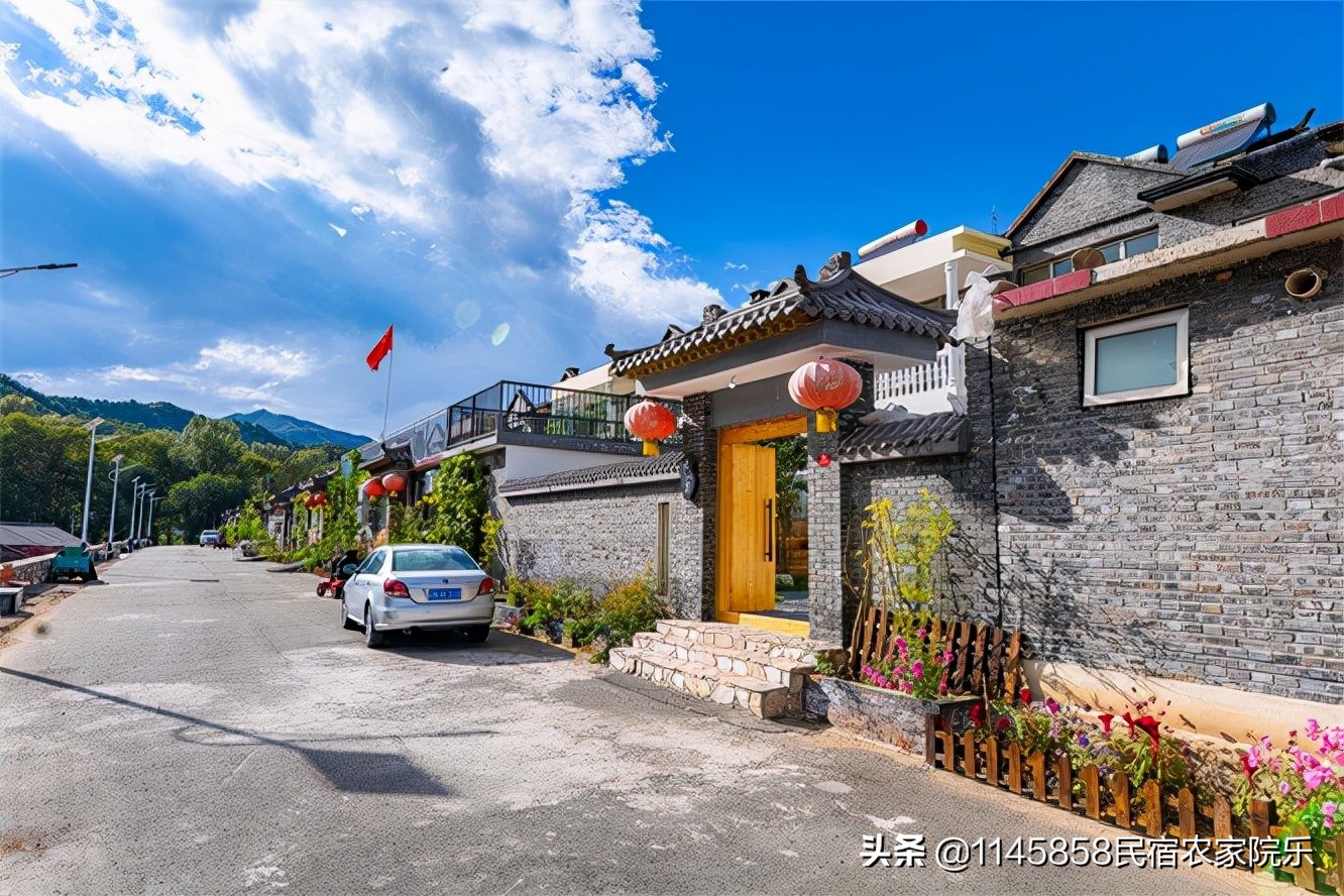 怀柔简约私汤山景独立民宿,怀柔云山中民宿