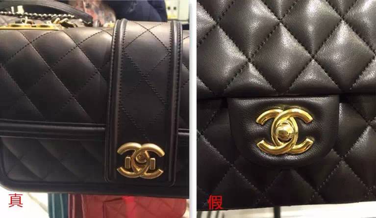 香奈儿菱形格包包表面看真假,香奈儿小金球包包真假辨别