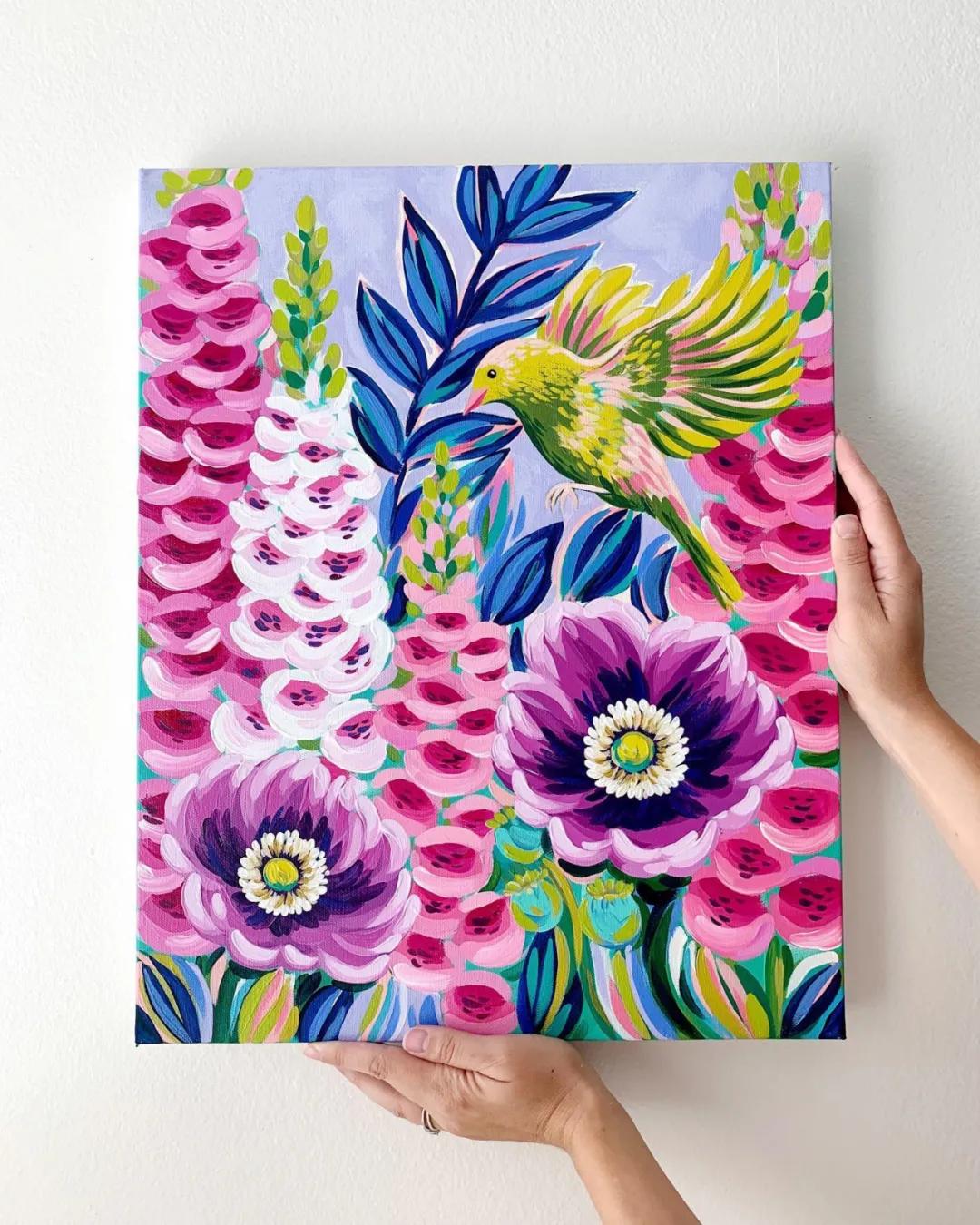 美术创意画幼儿丙烯平涂画,丙烯平涂的正确方法图解