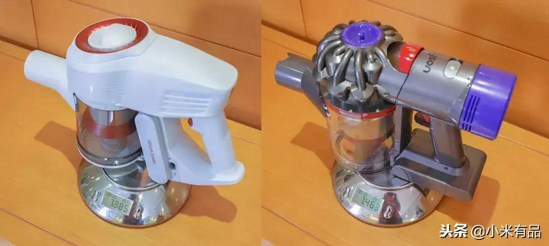 戴森v8和小狗t11吸尘器对比,戴森吸尘器与国产吸尘器吸力对比