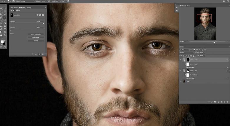 ps肖像处理,ps如何锐化人像面部