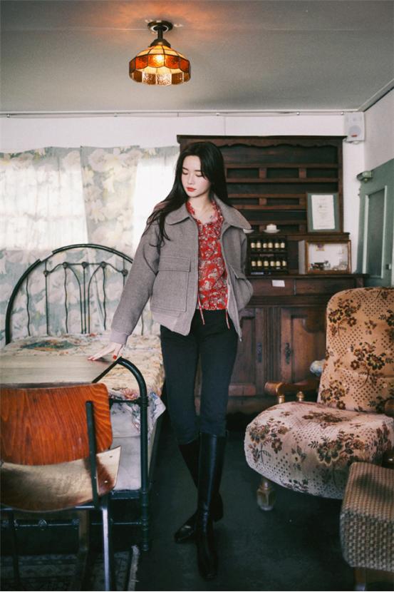 18套俏皮的保暖穿搭,韩国街拍穿搭冬季保暖