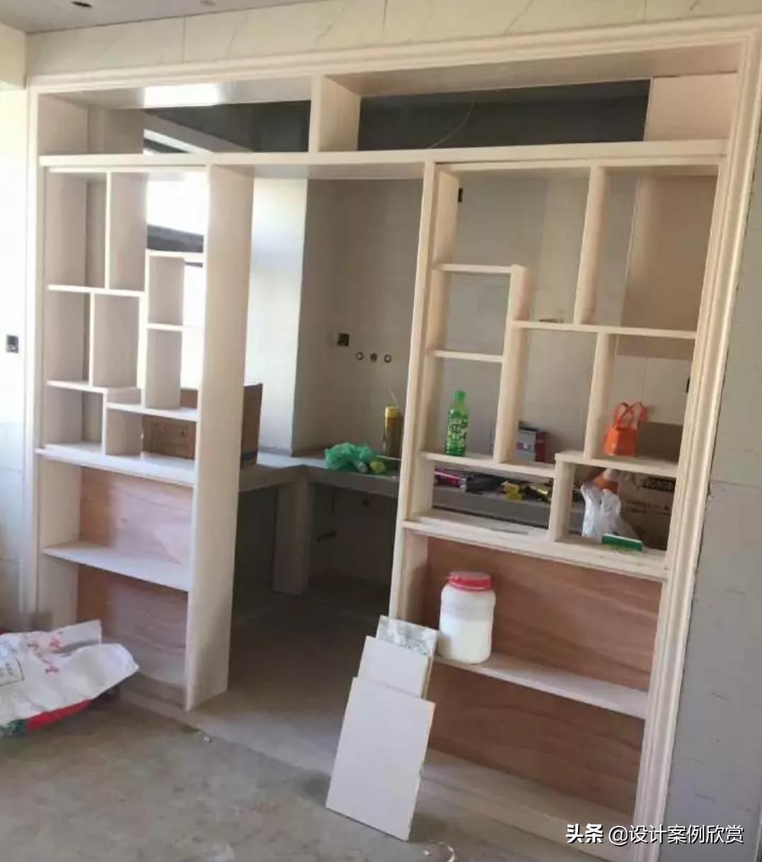 餐厅酒柜最佳效果图,餐厅酒柜简约大气上档次