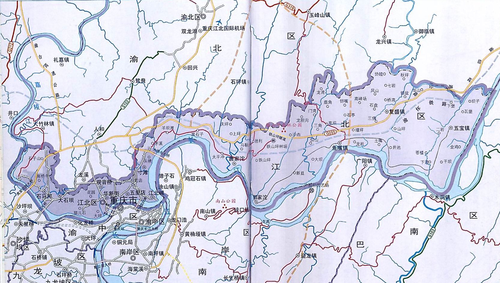 中国有没有江北,重庆江北区和宁波江北区