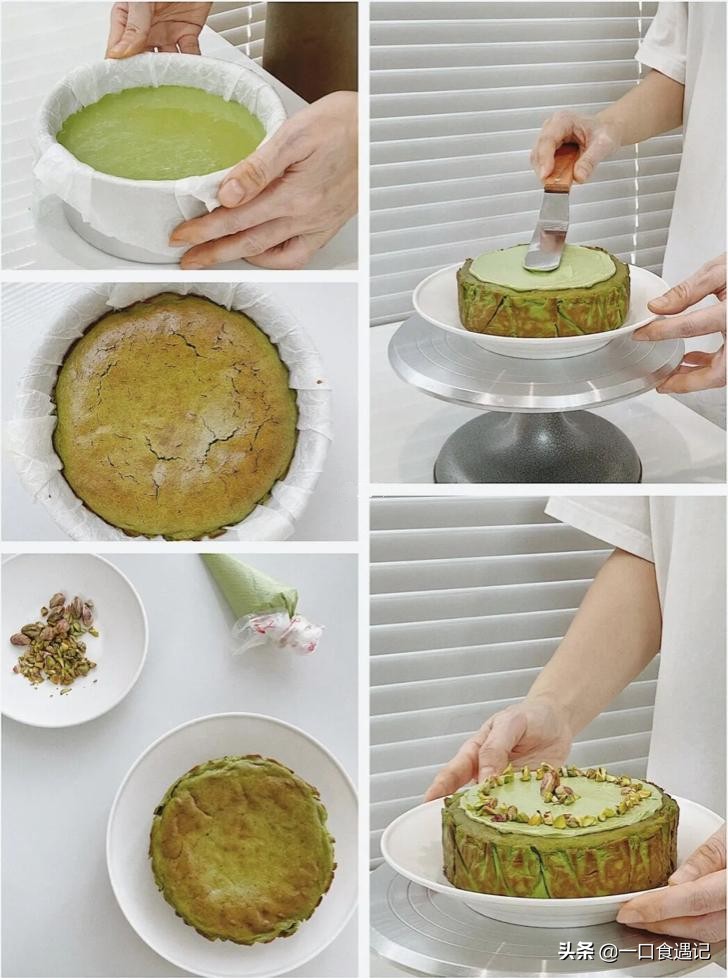 开心果坚果粒蛋糕,开心果蛋糕真的很好吃