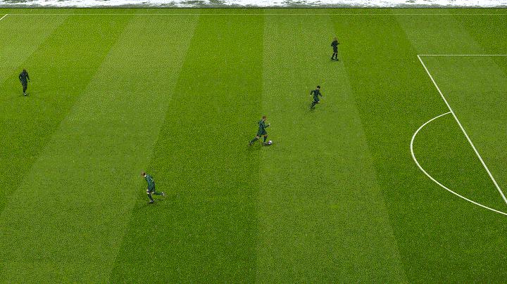 实况足球比赛实用技巧,实况2021运动战射门