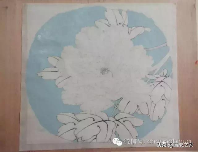 工笔画绢纸入门教程步骤图,工笔画入门教程步骤图勾线练习
