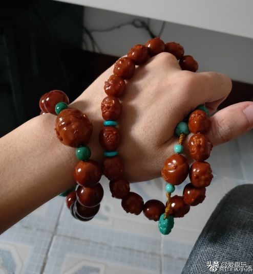 强迫症凤眼菩提,玉化星月盘玩后的效果