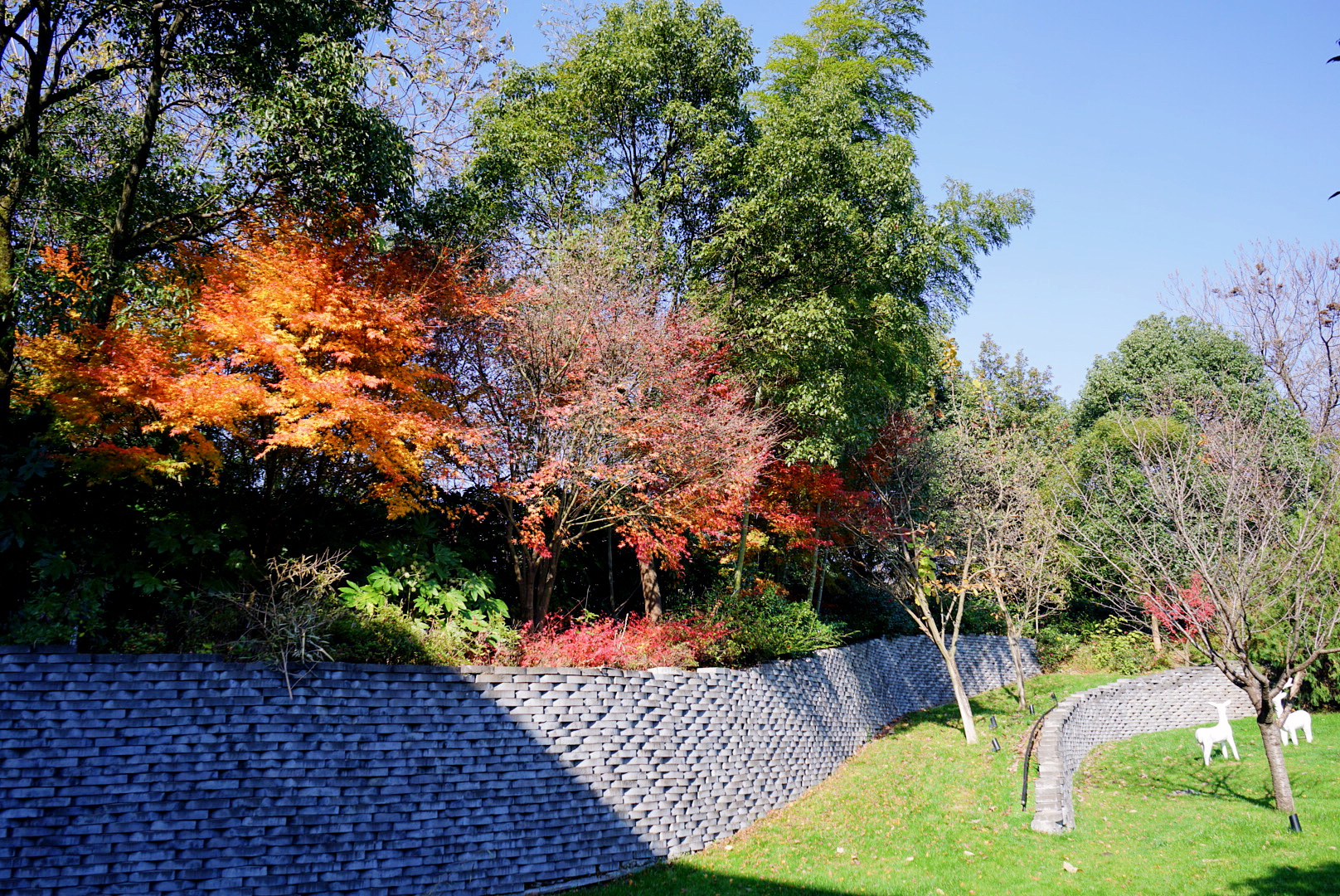 良渚君澜双人温泉,冬日暖阳泡温泉