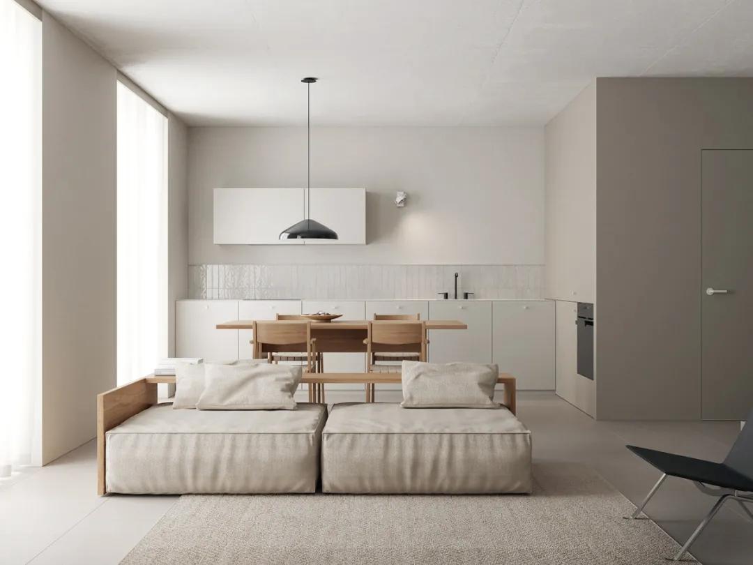 原木极简侘寂风家具,原木极简风与轻奢极简风