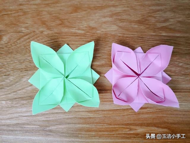 莲花灯折纸教程步骤图,莲花灯折纸教程全部