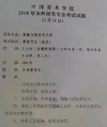 中国美术学院2020年录取分数线,中国美术学院2020年招生简章公布