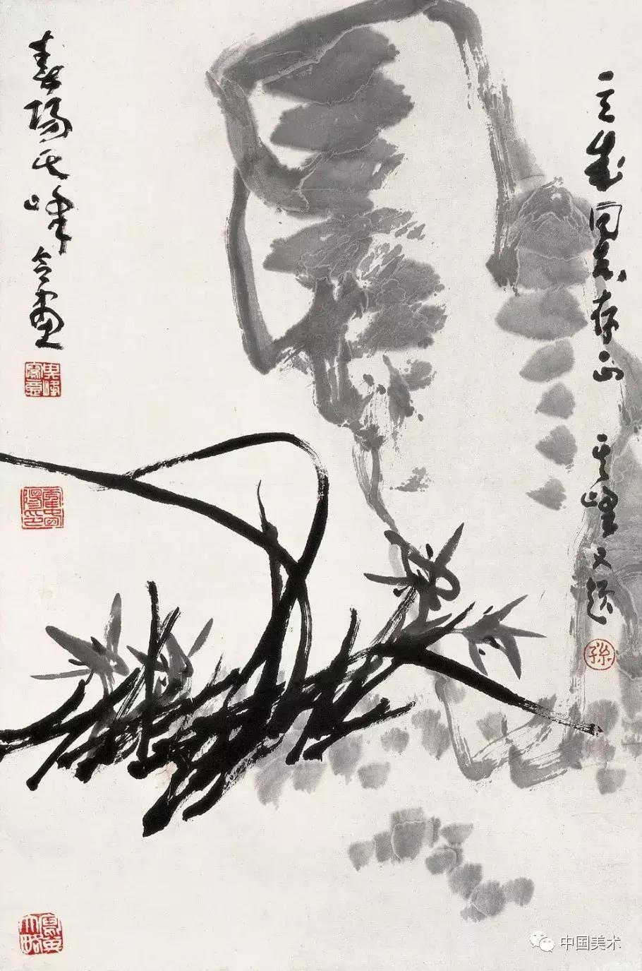 怎样使墨色有变化？蘸墨、蘸水和调墨这篇文章都教给你