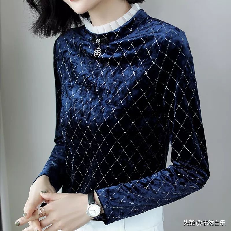 女人穿的好看的加绒衫,时髦洋气加绒小衫