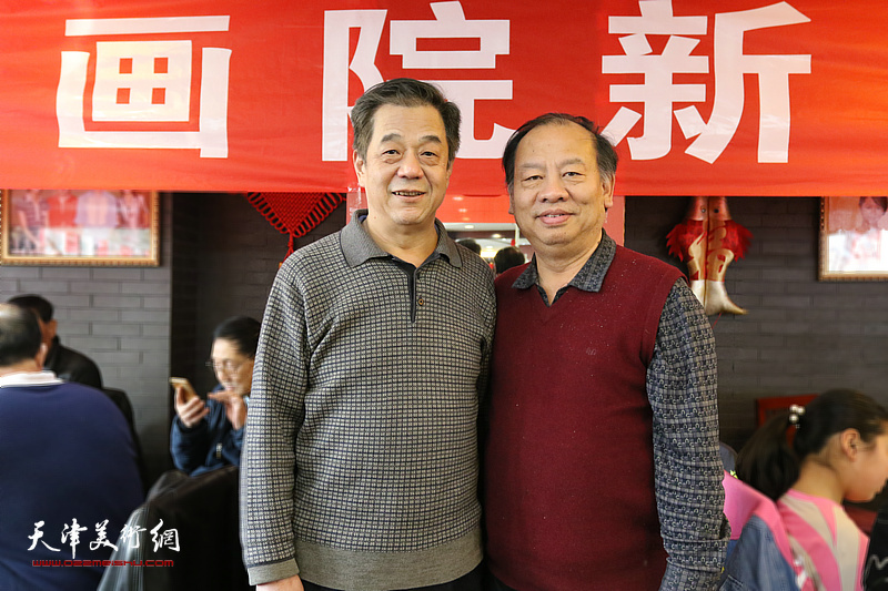 巨龙画院新春团拜活动在江泽福轩大饭店举行