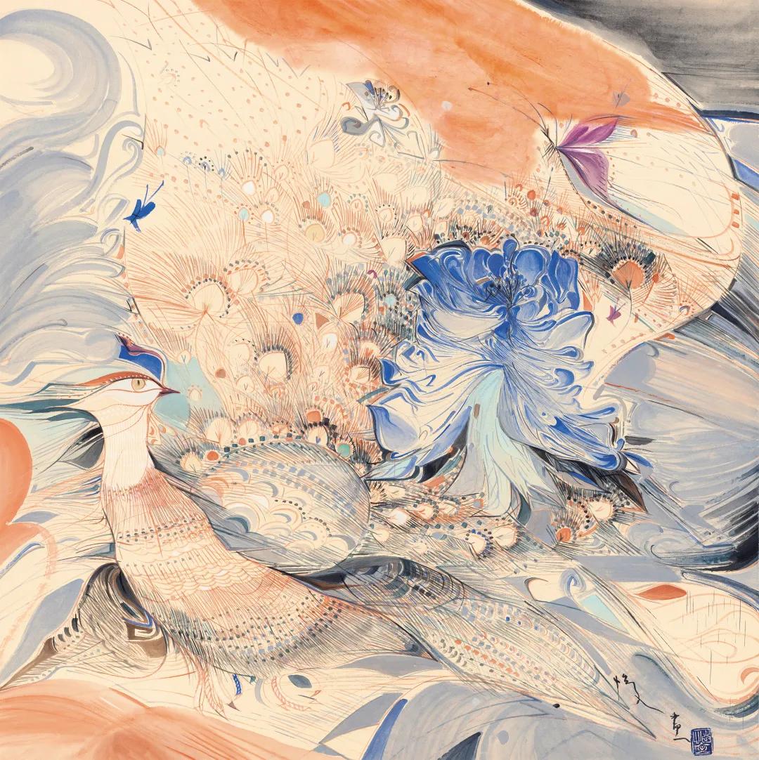 赵怡文中国画作品展,江苏书画院名家