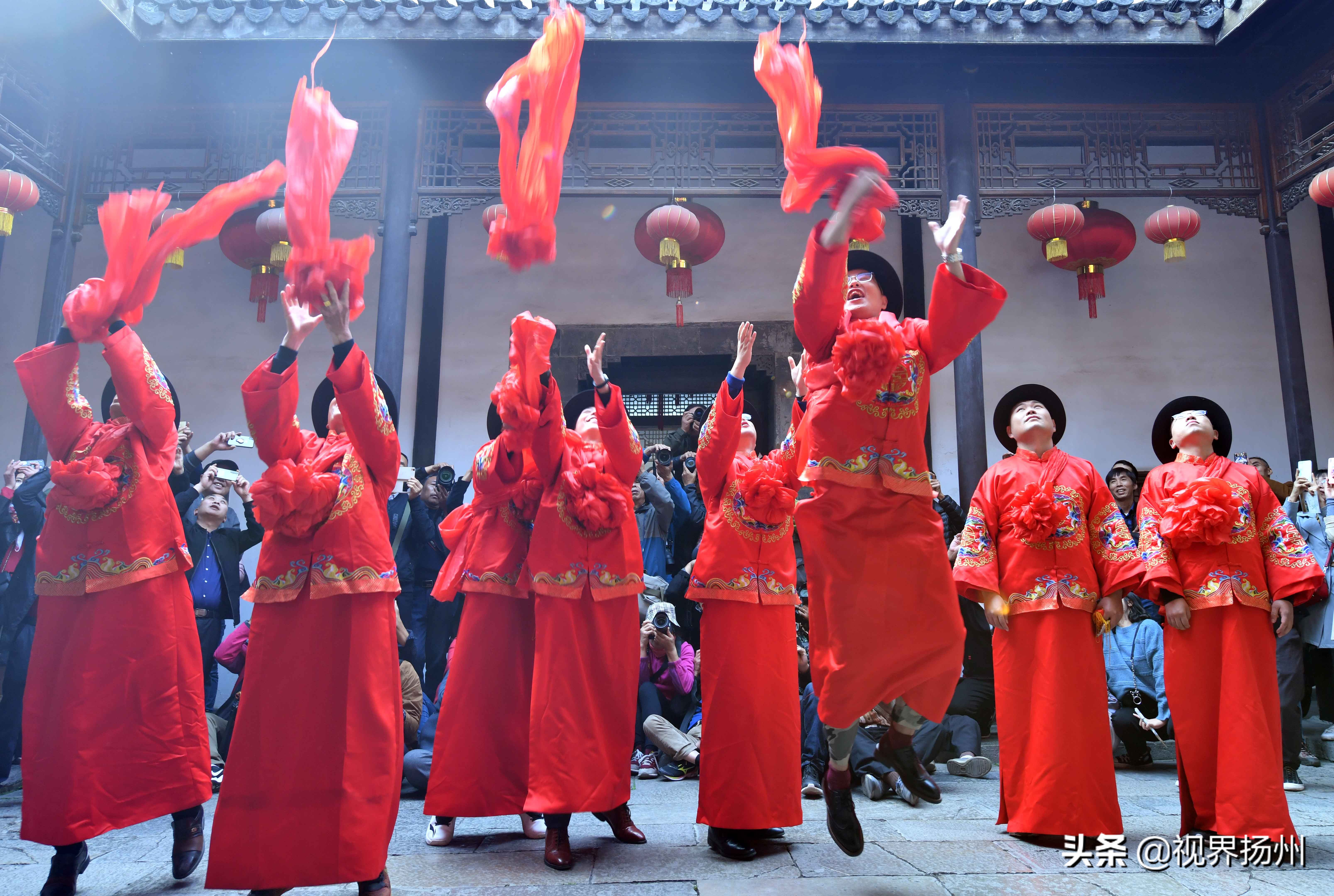 扬州个园盐商体验婚礼让你感受穿越