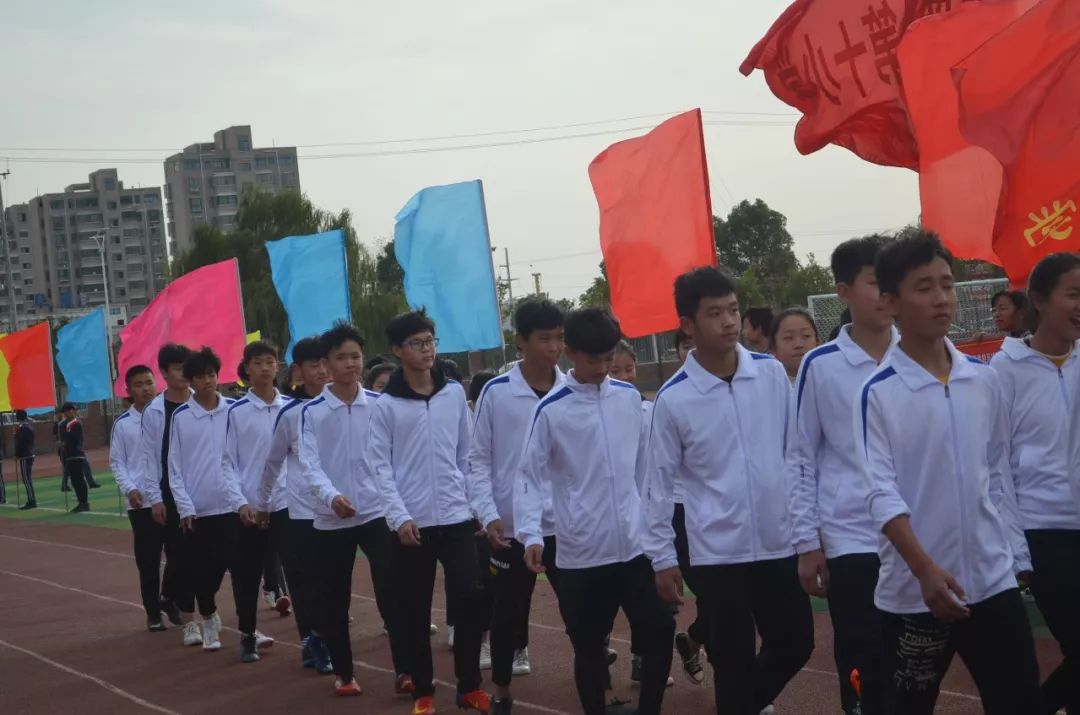 阜南第七小学田径运动会开幕式,运动会开幕式阜南一中