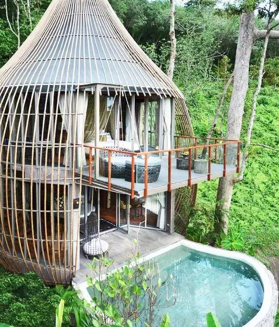 特色树屋民宿度假屋设计方案,很有创意的木屋