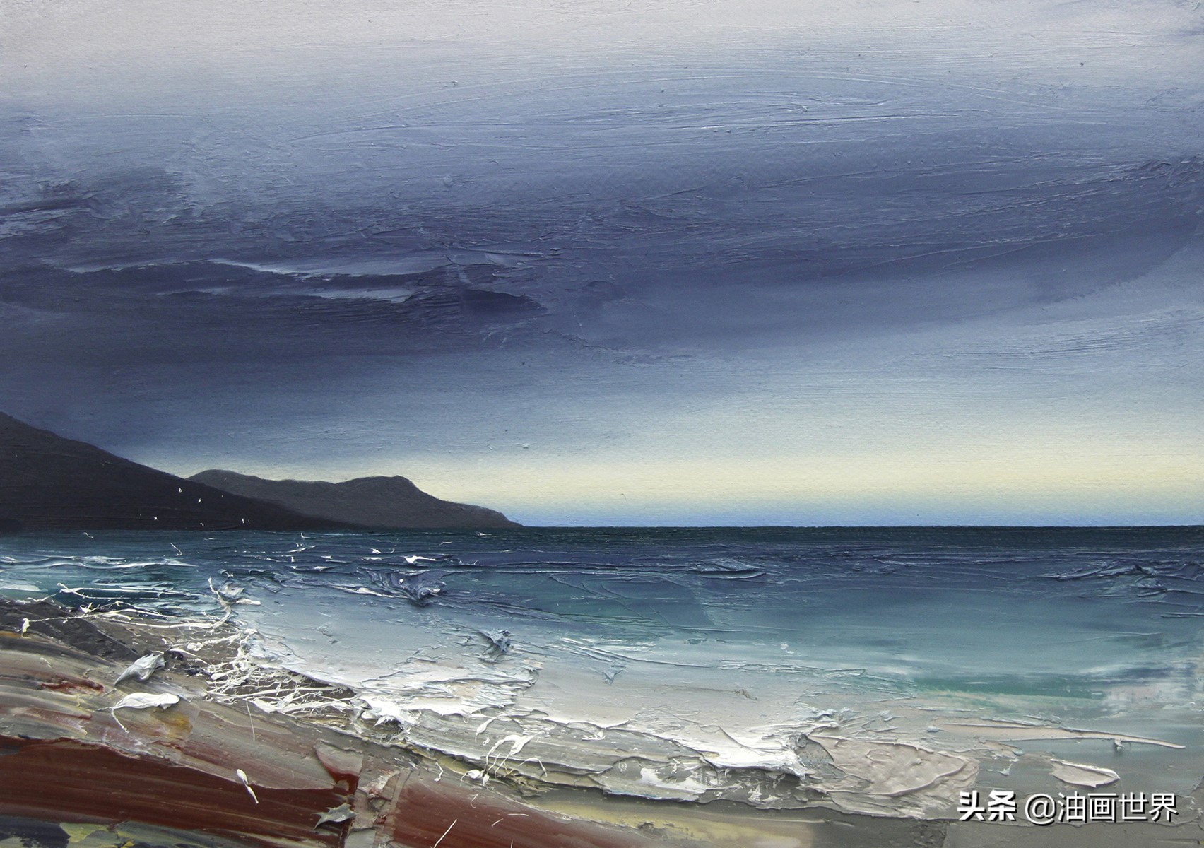 美国画家大峡谷古典风景油画,美国油画家埃里克瓦列斯的风景画