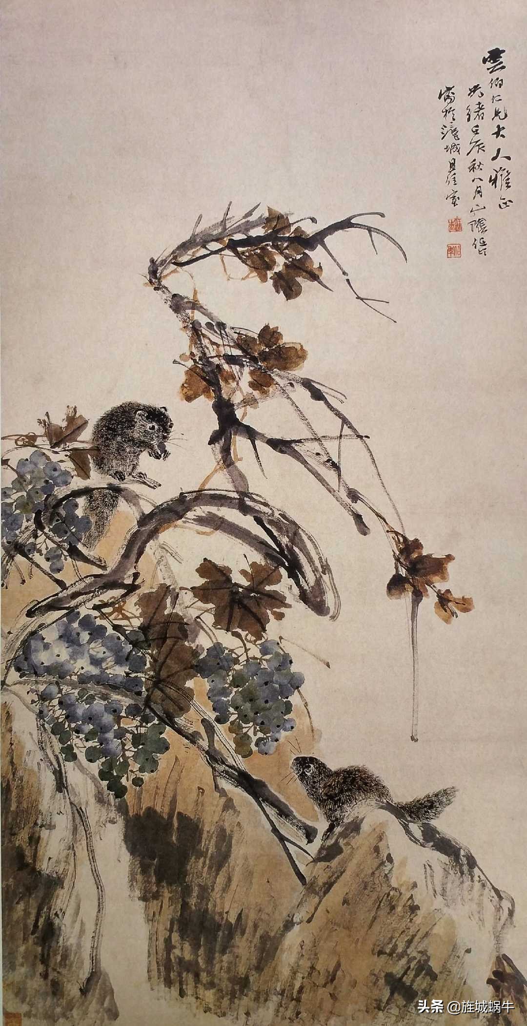 他以笔墨捕捉迎风腾飞的鸟雀、轻灵鲜活的花蕾