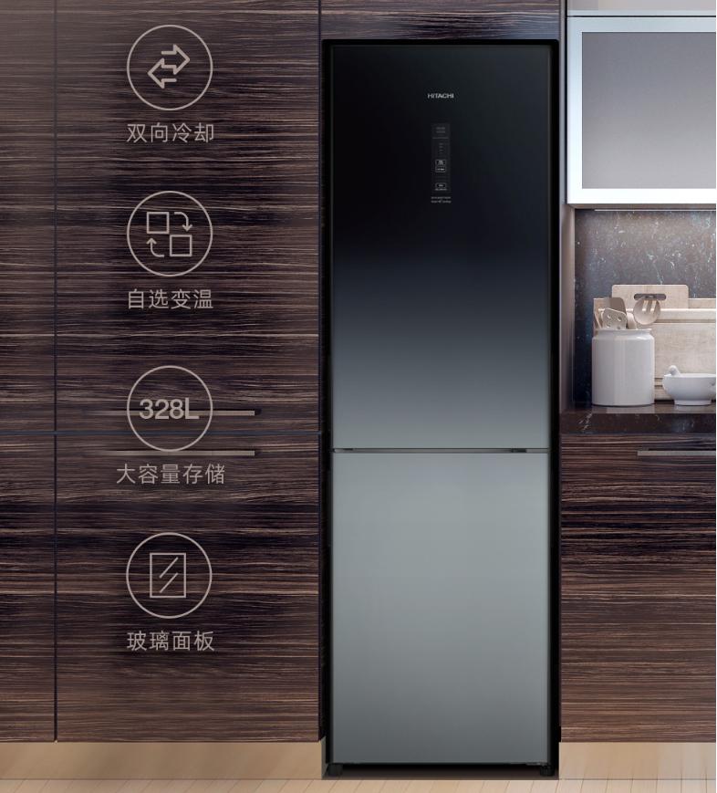 日立rbf330jc冰箱怎么样,日立R-S42KC冰箱评测