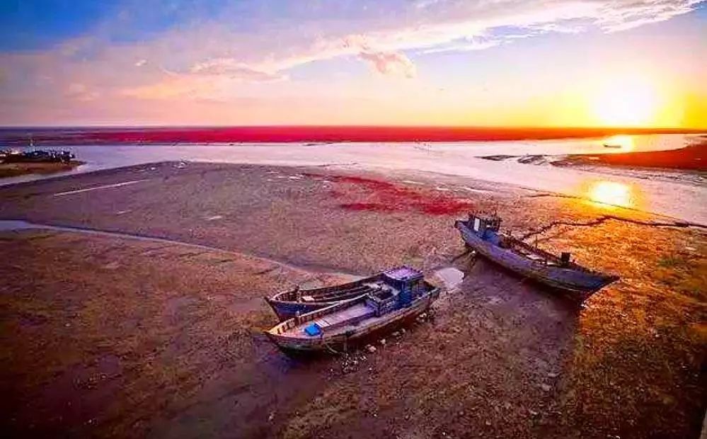 【读历史游盘锦】清晓水如镜，隔海人似鸥渤海金滩蛤蜊岗