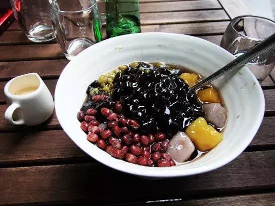 椰果仙草西米露,椰奶西米露烧仙草图片