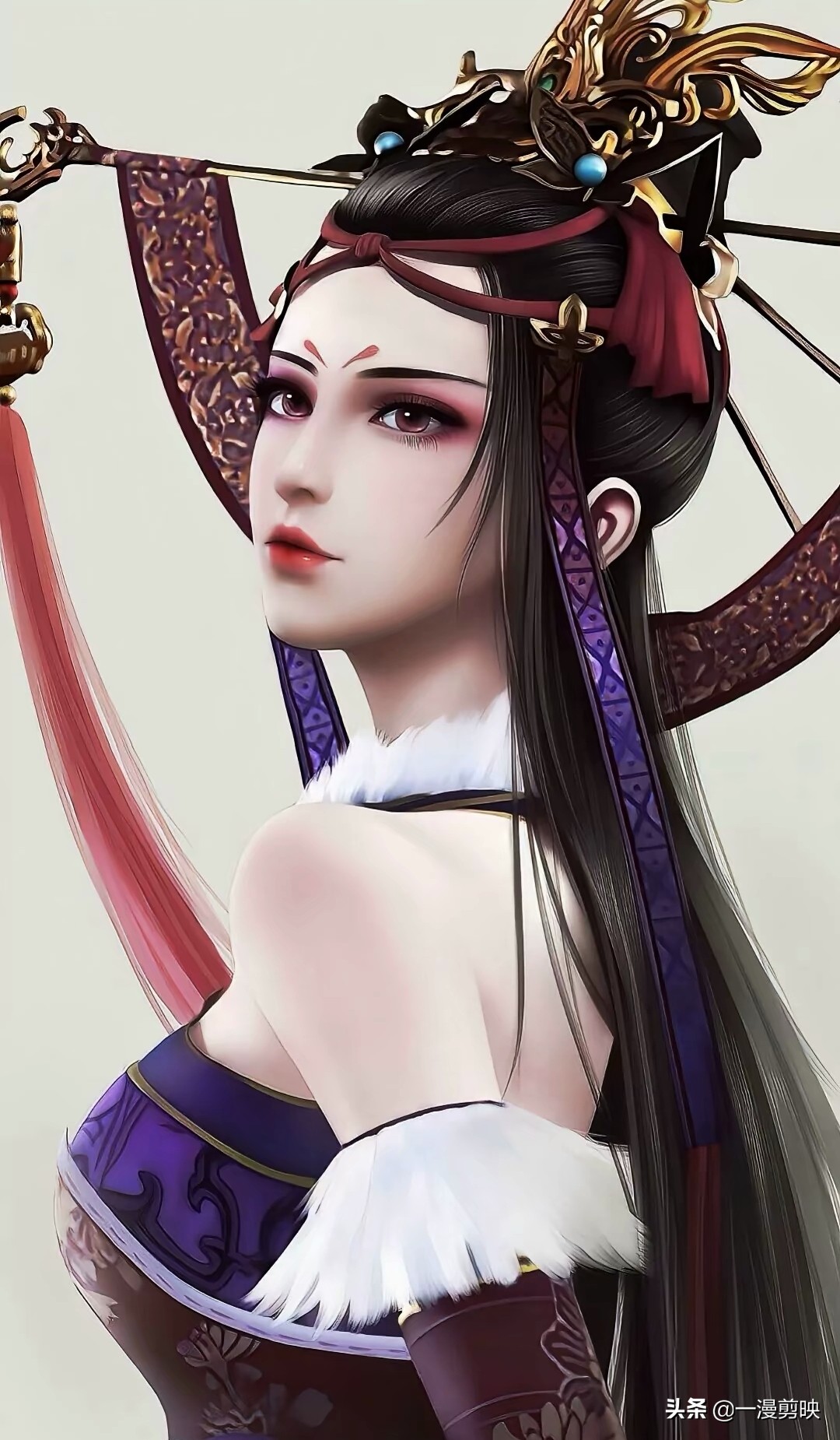 国漫崛起-古风美少女图片鉴赏之《威凛王风》